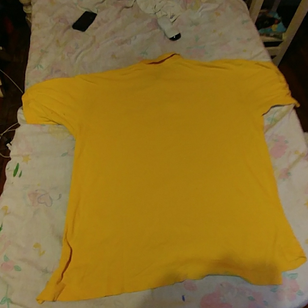 Yellow Nautica polo shirt